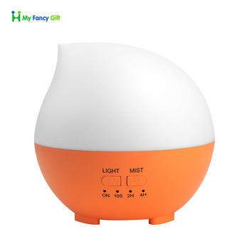 Waterdrop Shape Portable Electric Essential Oil Diffuser with Changing LED Light 360 Degree Roating Mist Output+HCH0004