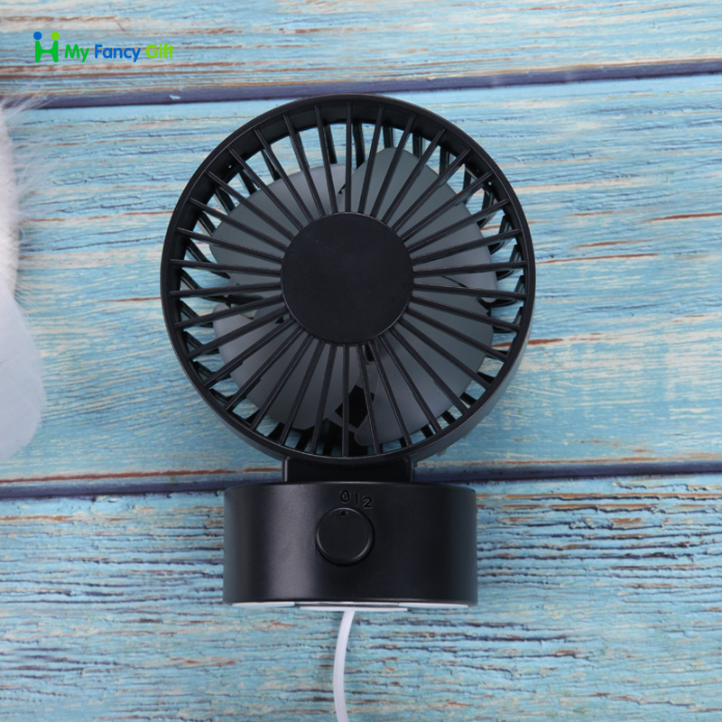 USB Table Stand Mini Double Blade Fan+HCF0027
